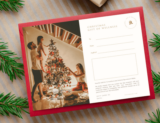 Christmas gift card occasion at Carisma Slimming Malta