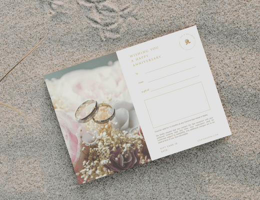 Anniversary gift card occasion at Carisma Slimming Malta